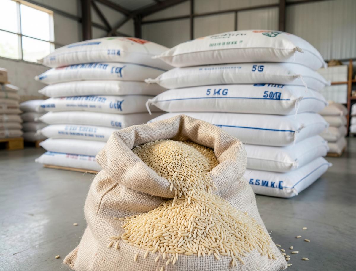 1121 Basmati Rice in export-ready presentation